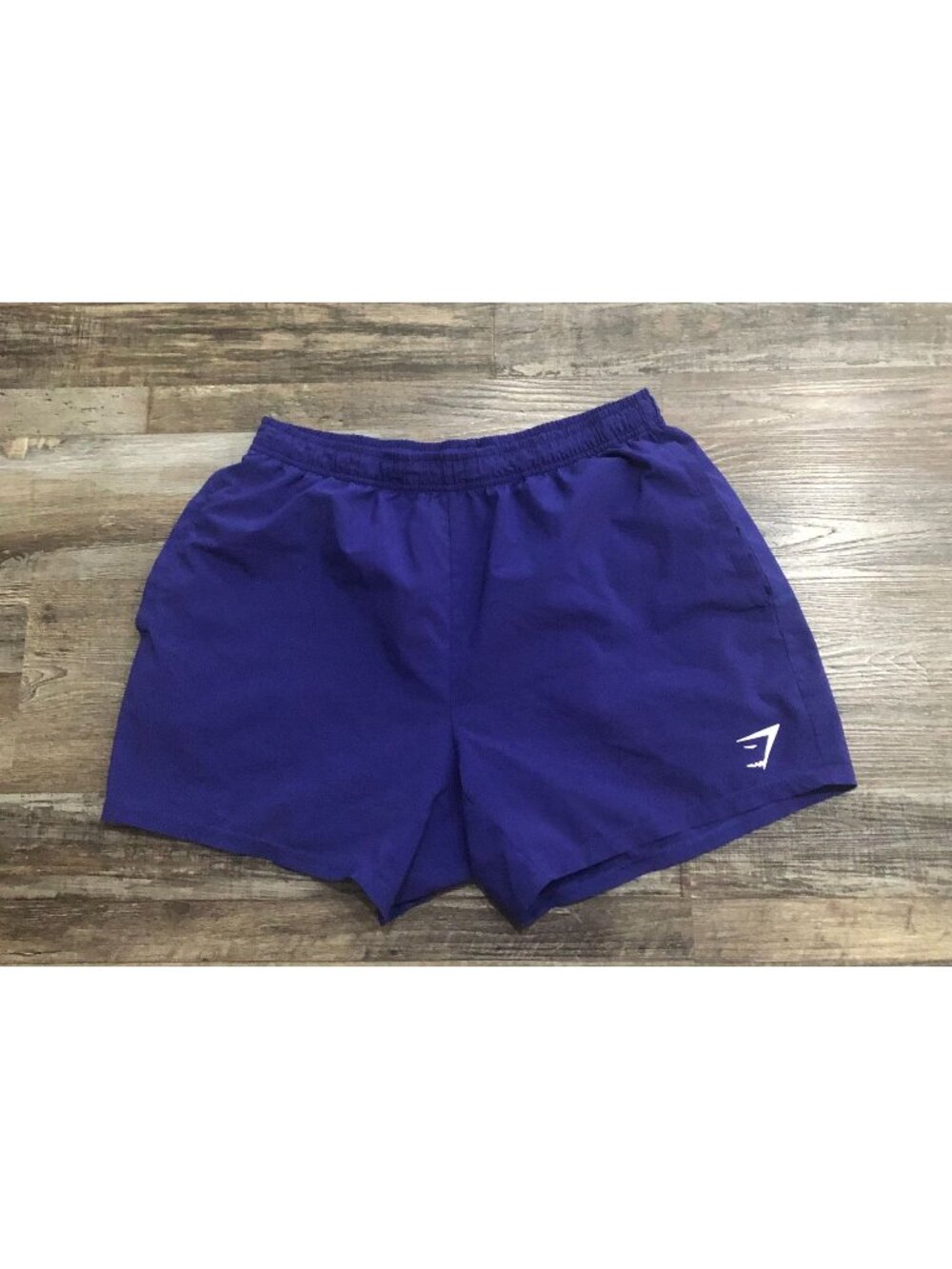 Gymshark Mens Large Dark Blue 5" Arrival Athletic Shorts with Pockets